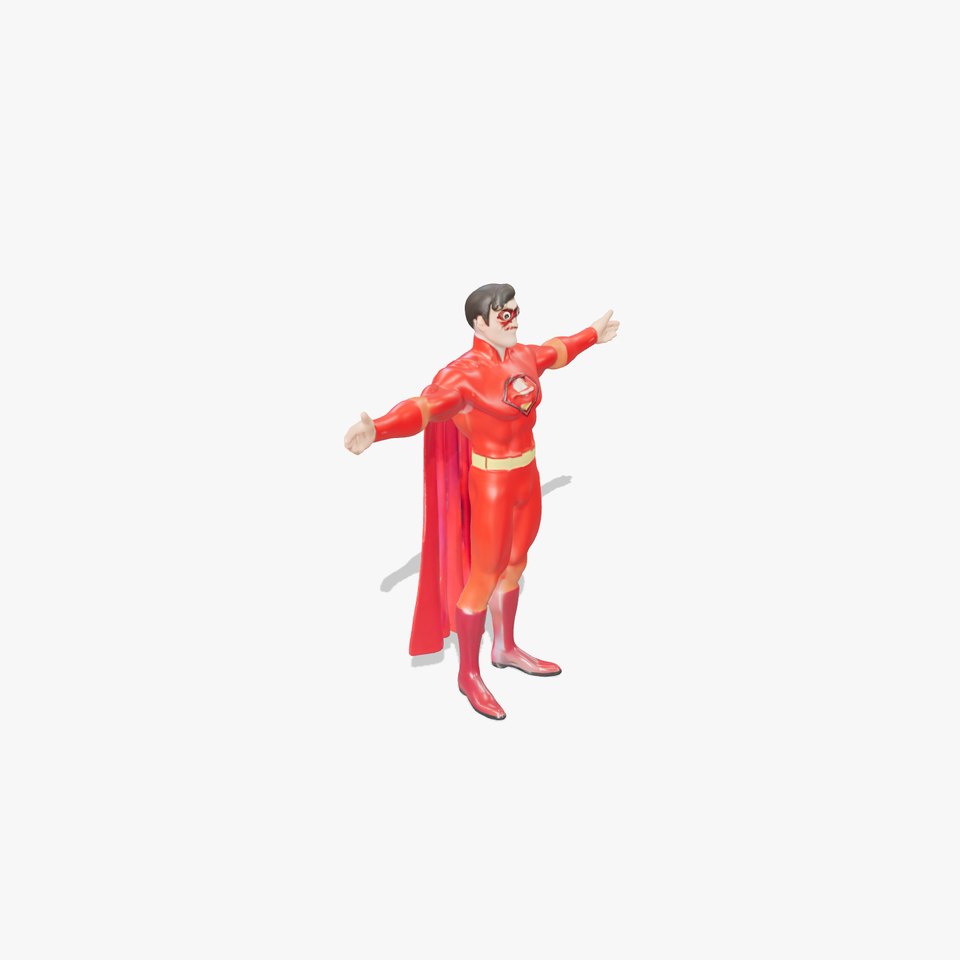 Dynamic Red Hero model pack